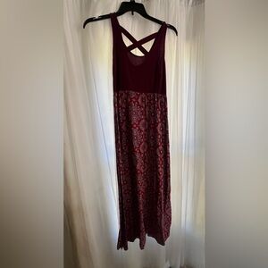 Women’s Winter Warm Sweater Size Large Westbound Striped Red White